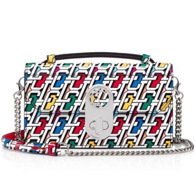 Bolsa Cruzadas Elisa Baguette S Christian Louboutin Mujer - Multicolor/Plateados - 3130523N252